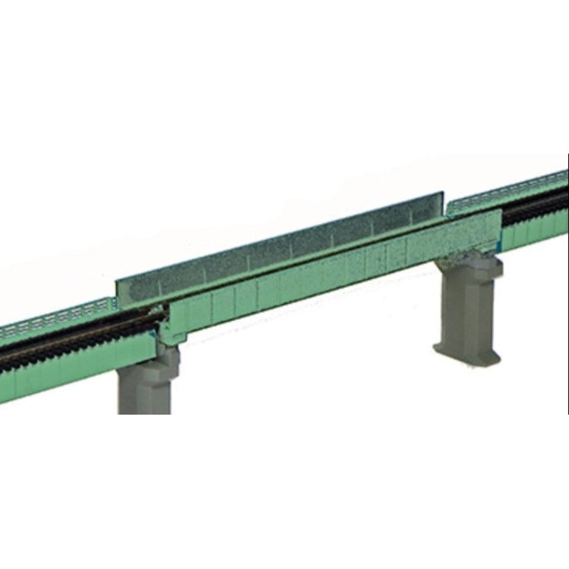 Unitrack (S124T) Straight Plate Girder Bridge L/Green 124mm