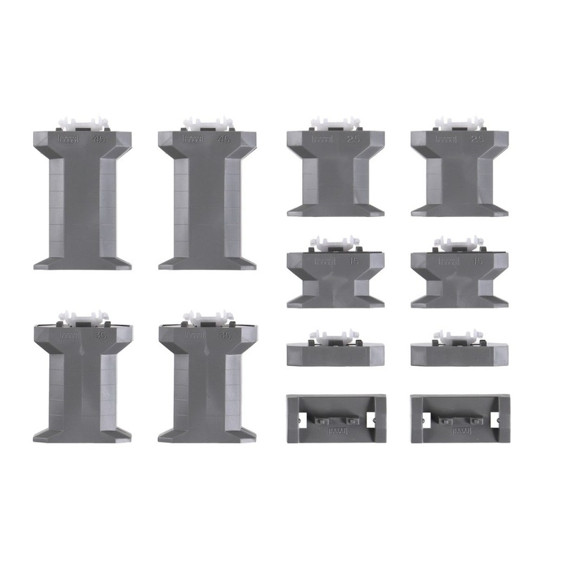 Unitrack Single Track Gradual Incline Pier Set