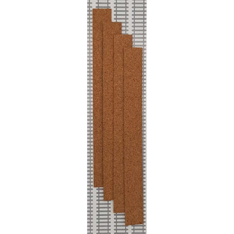 Cork track pre-cut – Medium Straight – Pack of 4