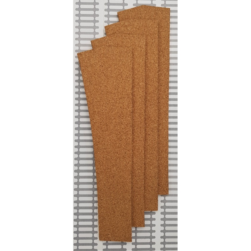Cork Track Underlay – Medium Radius Left Hand Turnout – Pack of 4