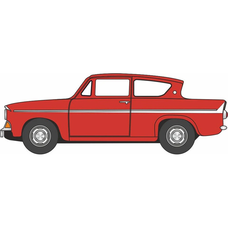 Ford Anglia Monaco Red