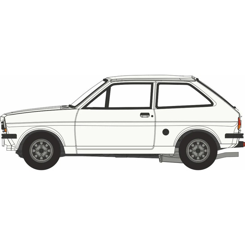 Ford Fiesta Mk1 Diamond White
