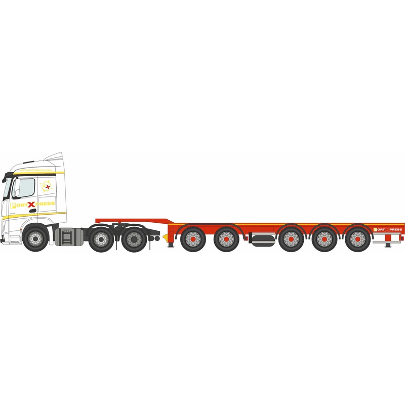 Mercedes Actros SSC D-tec Combitrailer Port Express