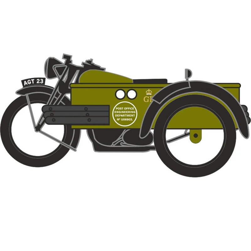 Motorcycle/Sidecar Post Office Telephones
