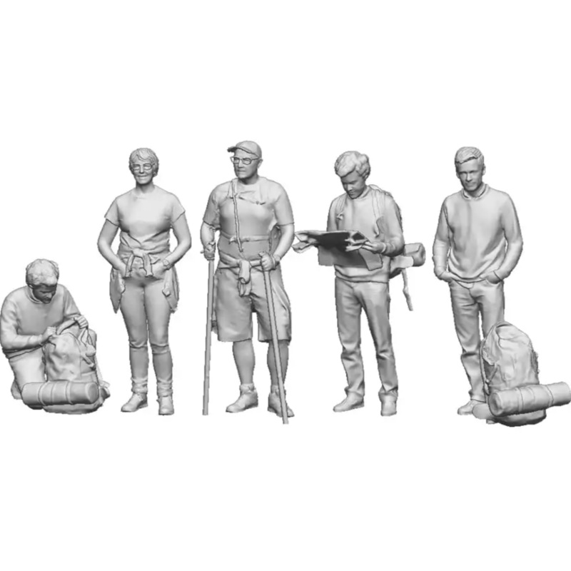 N Gauge – Town & Country – Hikers Bundle