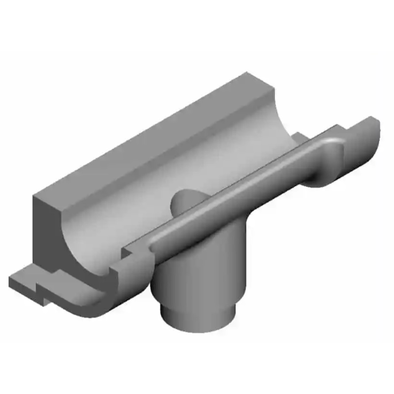 OO Gauge – Detailing – Half Round Guttering Outlets x5