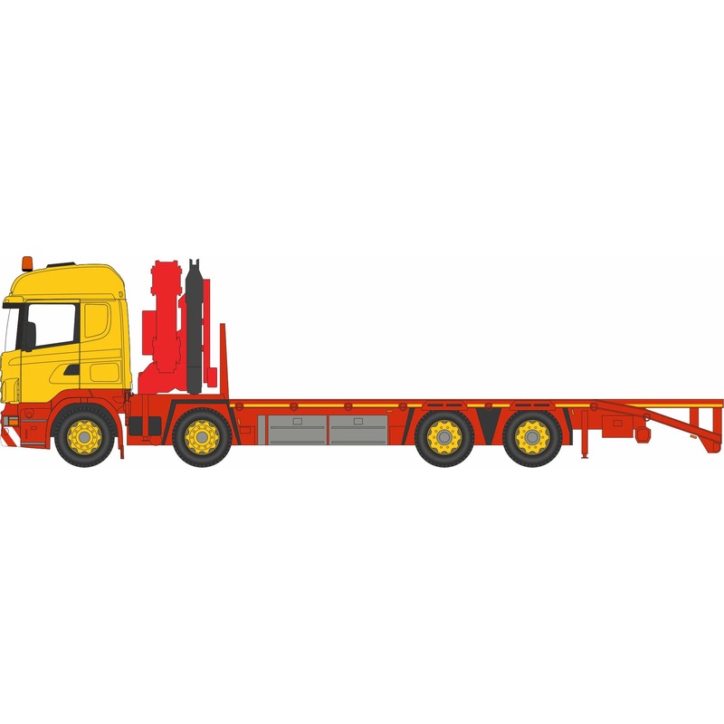 Scania Crane Lorry Yellow