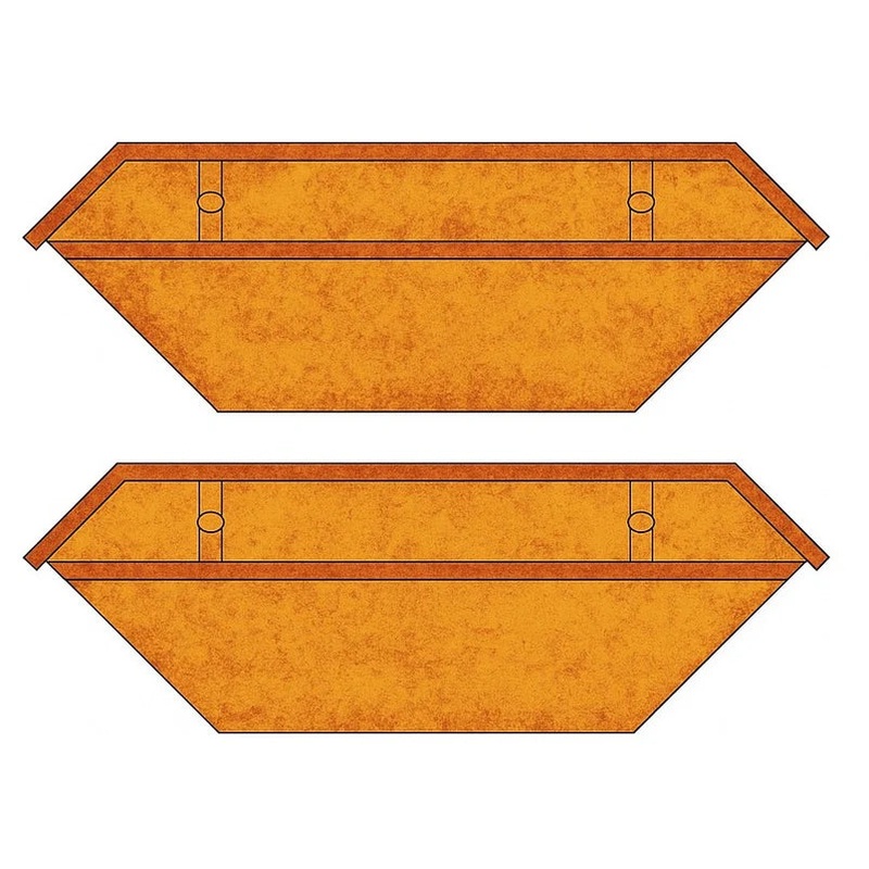 Skip Rusty Brown 2 Pack