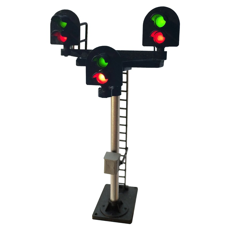 2 2 2 Aspect Home 3 Way Junction Signal Kit Round Head Type