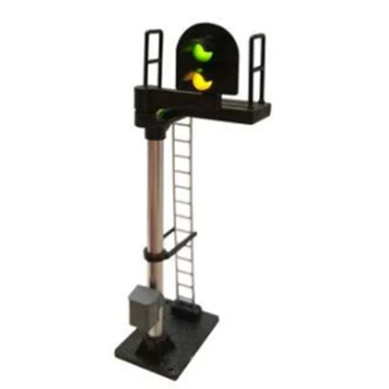 2 Aspect Distant (Y/G) Standard Right Offset Round Head Signal