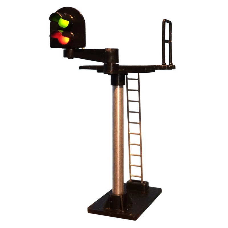 2 Aspect Home (R/G) Platform Left Offset Round Head Signal