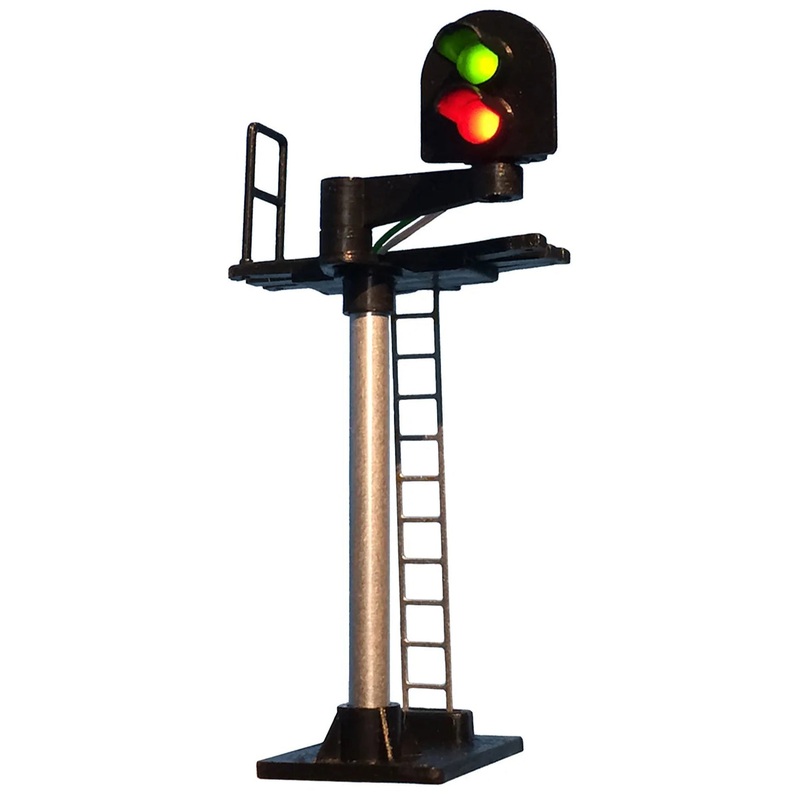 2 Aspect Home (R/G) Platform Right Offset Round Head Signal
