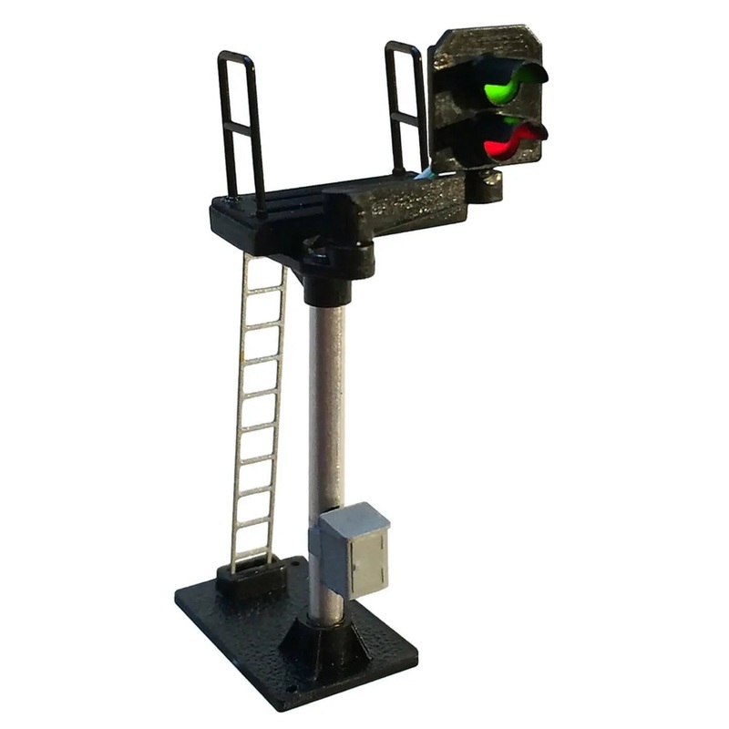 2 Aspect Home (R/G) Platform Right Offset Square Head (Type 2) Signal