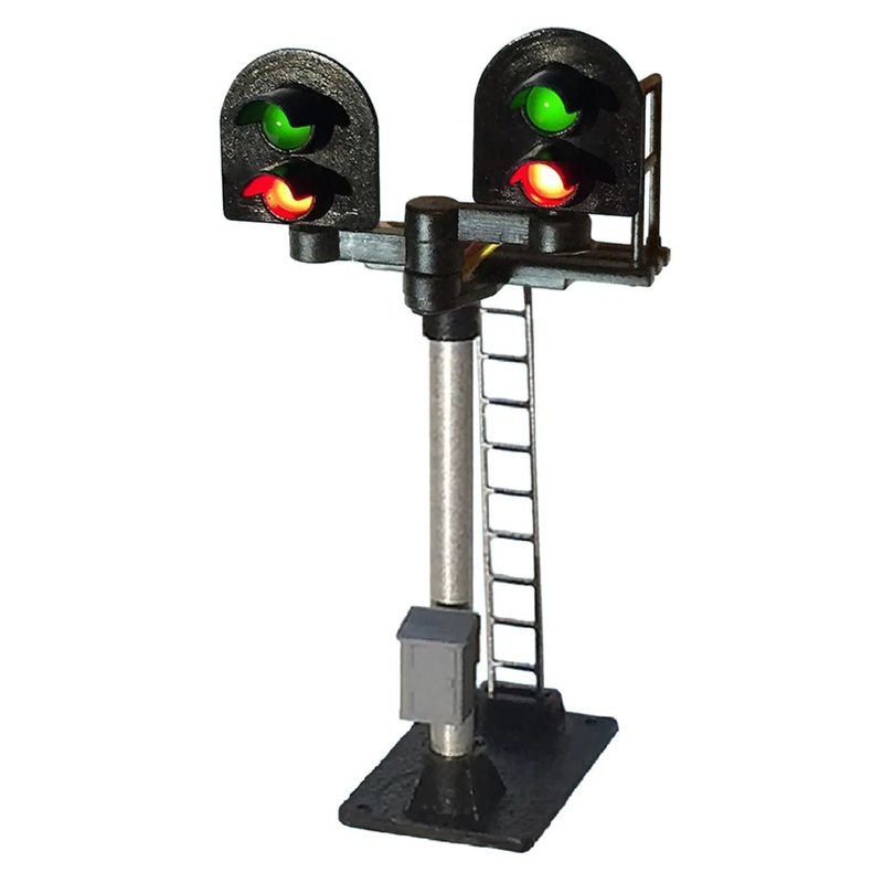 2 Aspect Home (R/G) Platform Stepped T Junction Round Head Signal