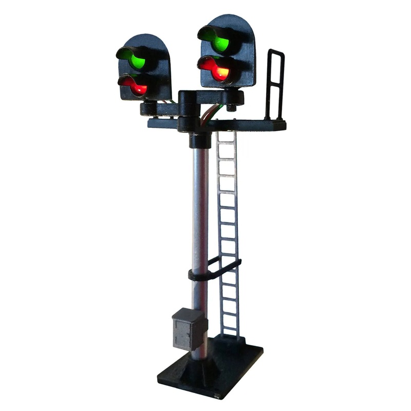 2 Aspect (R/G) Standard Stepped T Junction Round Head (type 2) Signal