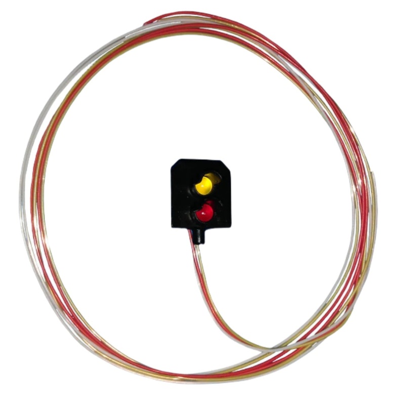 2 Aspect Square Signal Head (R/Y) Long Wires