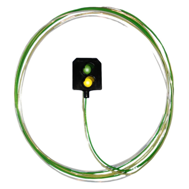 2 Aspect Square Signal Head (Y/G) Long Wires