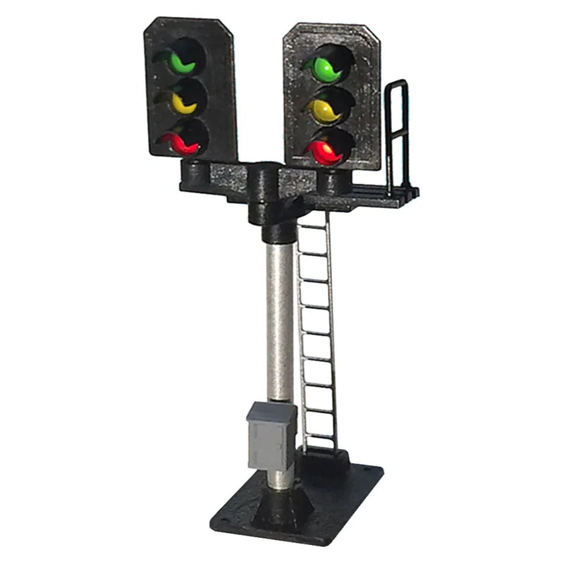 3 Aspect (R/Y/G) Platform T Junction Square Head Signal
