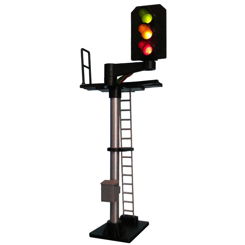 3 Aspect (R/Y/G) Standard Left Offset Round Head Signal