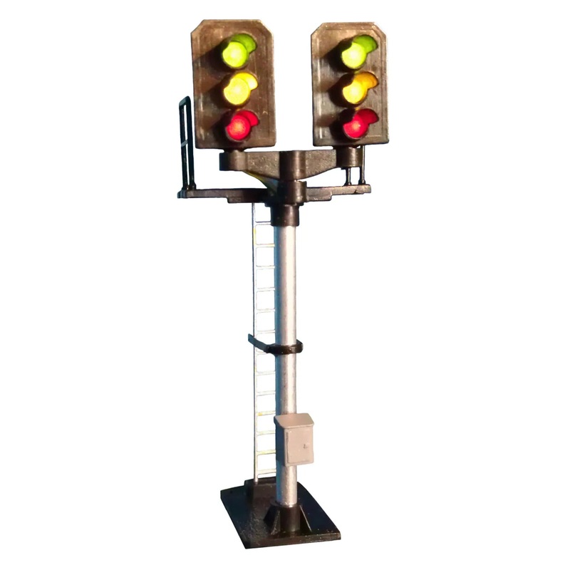 3 Aspect (R/Y/G) Standard T Junction Square Head Signal