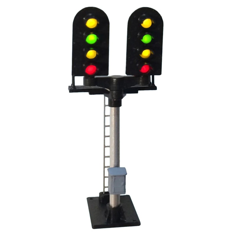 4 Aspect (R/Y/G/Y) Platform T Junction Round Head Signal