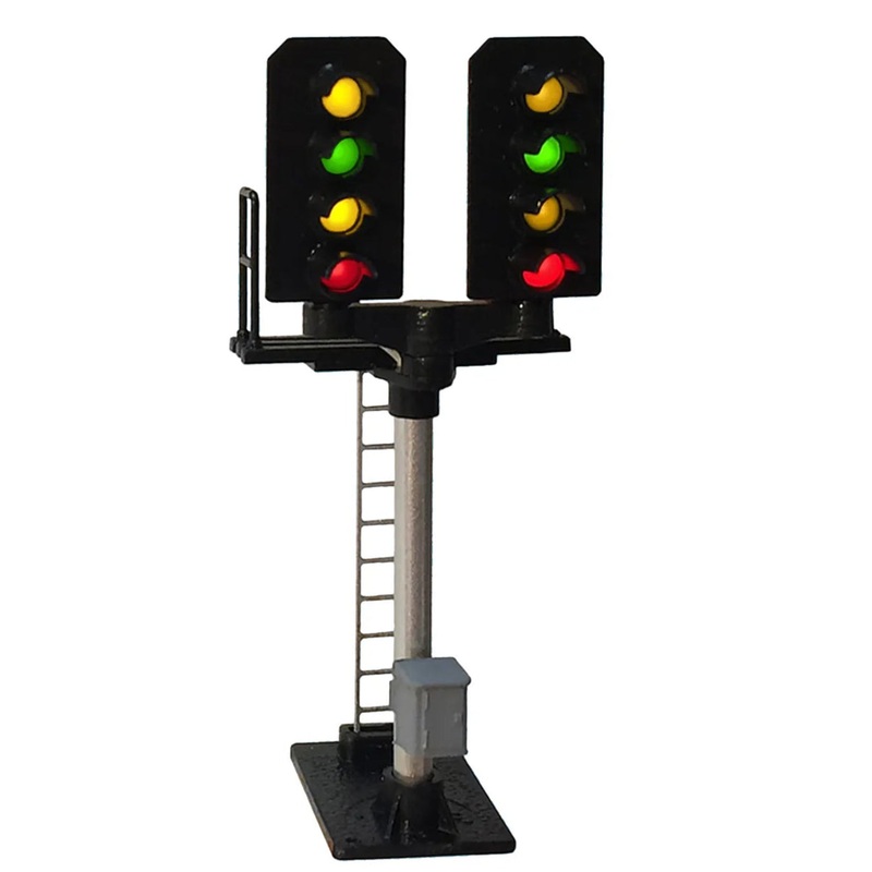 4 Aspect (R/Y/G/Y) Platform T Junction Square Head Signal