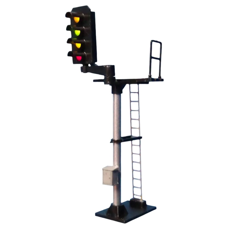 4 Light Signal Red/Green/2 X Yellow Standard Left Offset Square Head