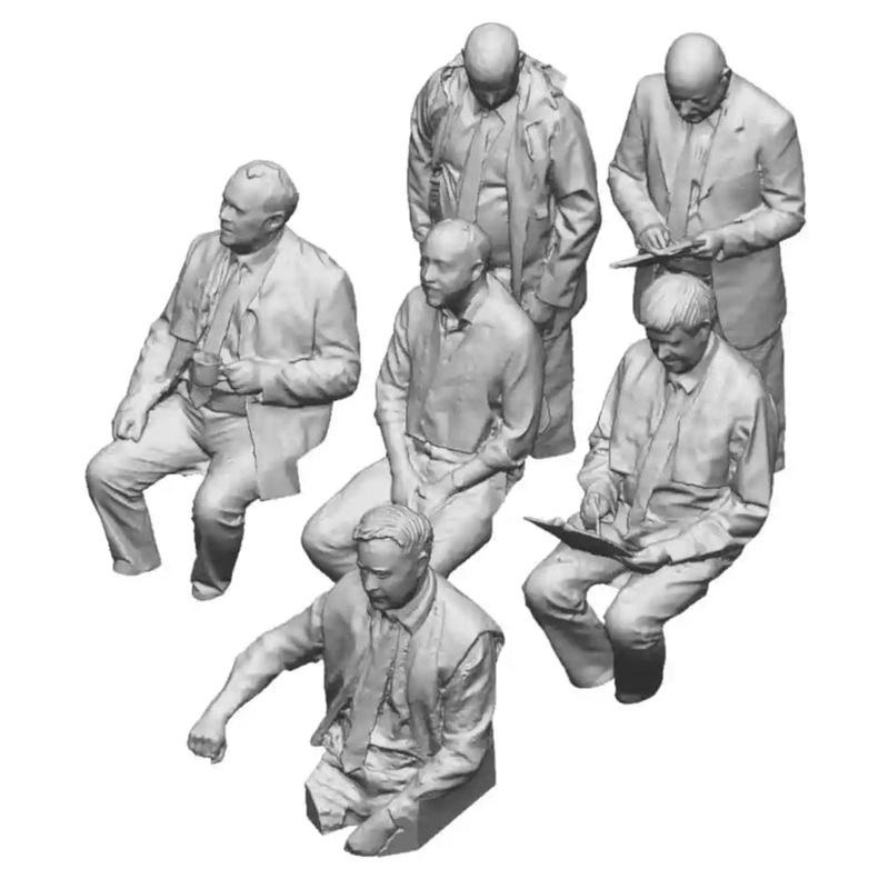 O Gauge Loco Specific Crew – Caroline Late BR Staff