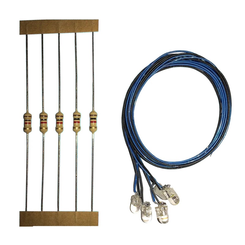 Replacement Pre Wired Led (Rt Indicator) White Pack Of 5