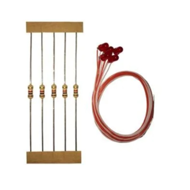 Replacement Pre-wired Red LED (Pack of 5)