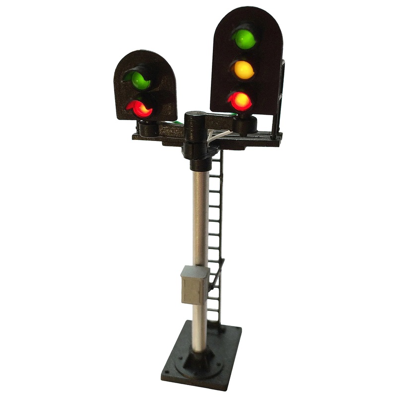 3-2 Aspect Stepped Standard Junction Signal Kit Round Head