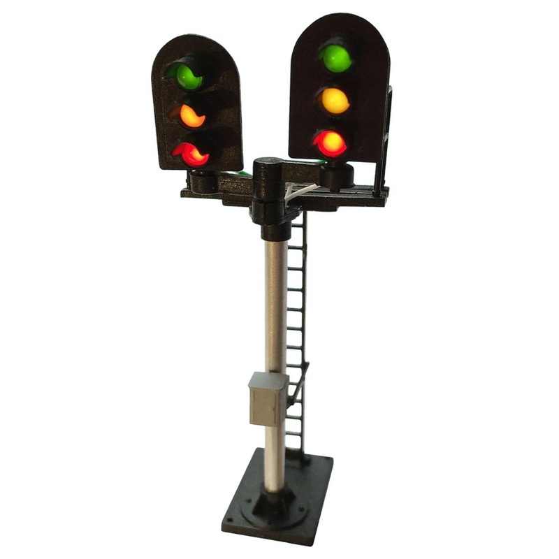 3-3 Aspect Home Stepped Junction Signal Kit Round Head
