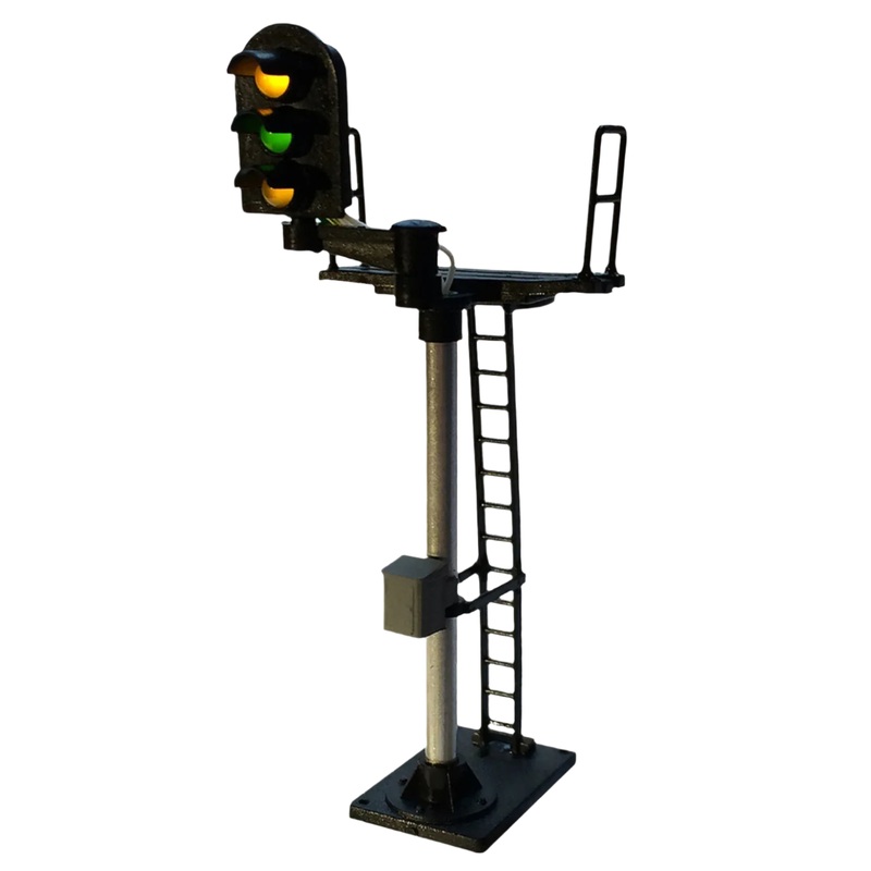 3 Aspect Distant Standard Offset Signal Kit Round Head
