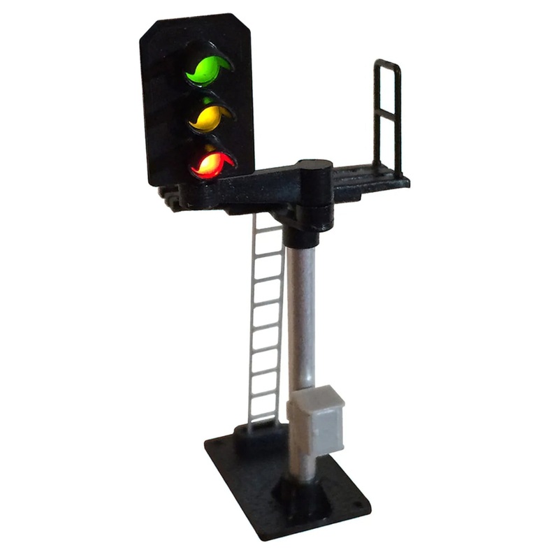 3 Aspect (R/Y/G) Platform Left Offset Square Head Signal
