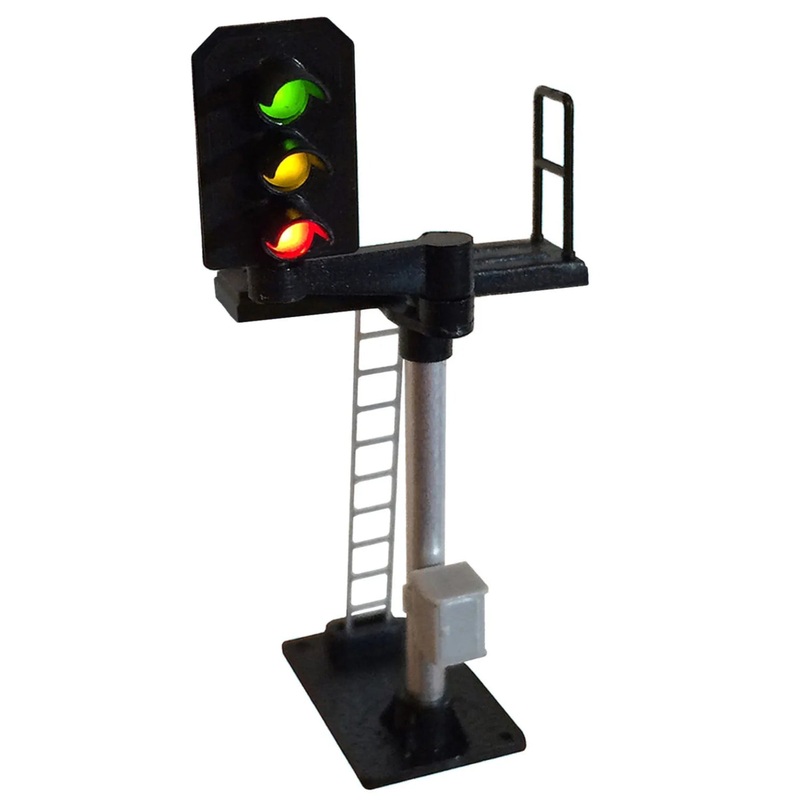 3 Aspect (R/Y/G) Platform Left Offset Square Head (type 2) Signal