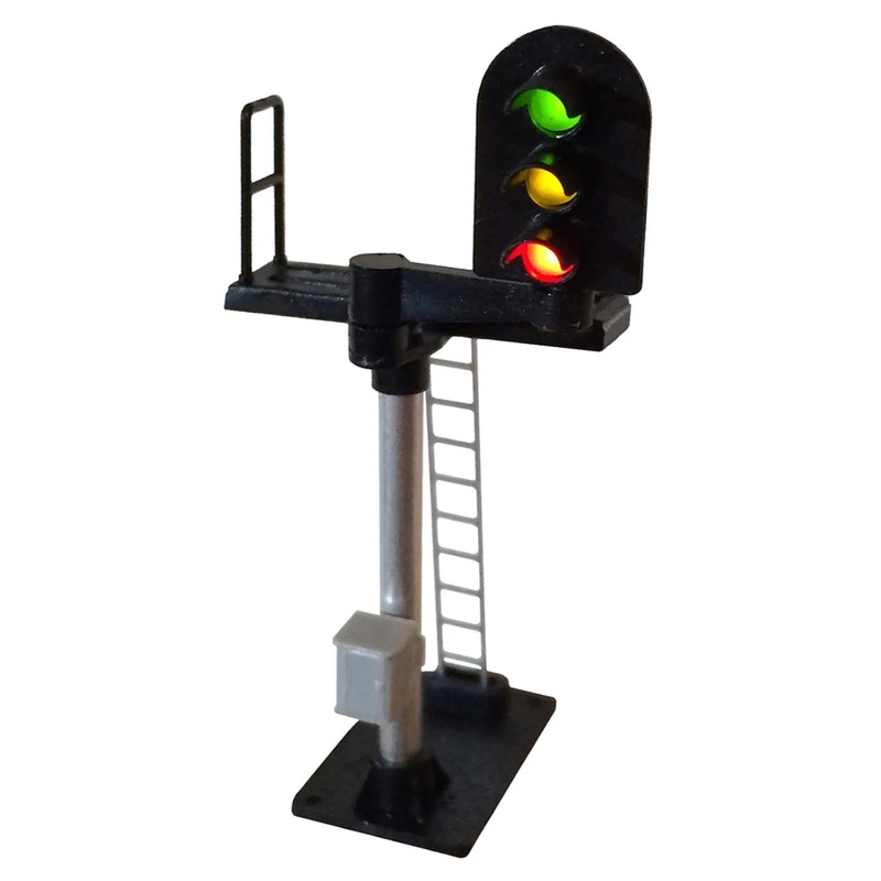 3 Aspect (R/Y/G) Platform Right Offset Round Head (type 2) Signal