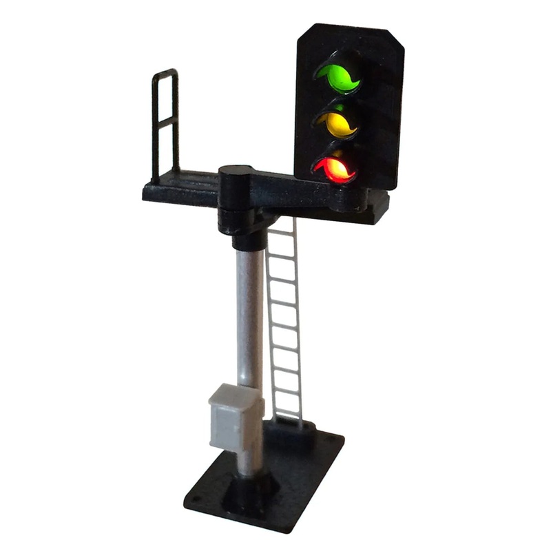3 Aspect (R/Y/G) Platform Right Offset Square Head (type 2) Signal