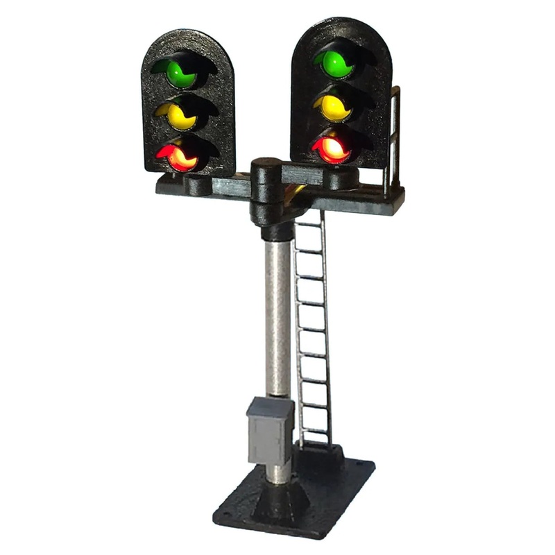 3 Aspect (R/Y/G) Platform Stepped T Junction Round Head (type 2) Signal