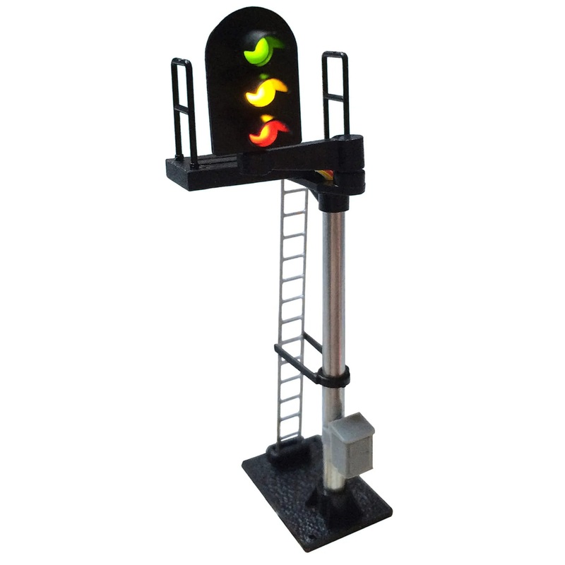 3 Aspect (R/Y/G) Standard Left Offset Round Head (type 2) Signal