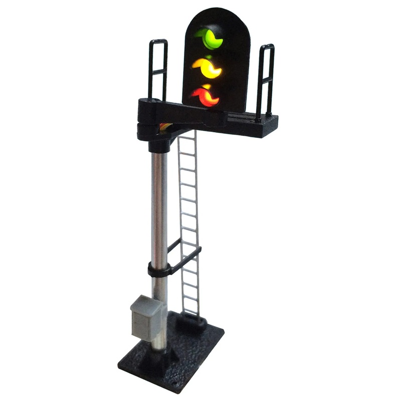3 Aspect (R/Y/G) Standard Right Offset Round Head (Type 2) Signal