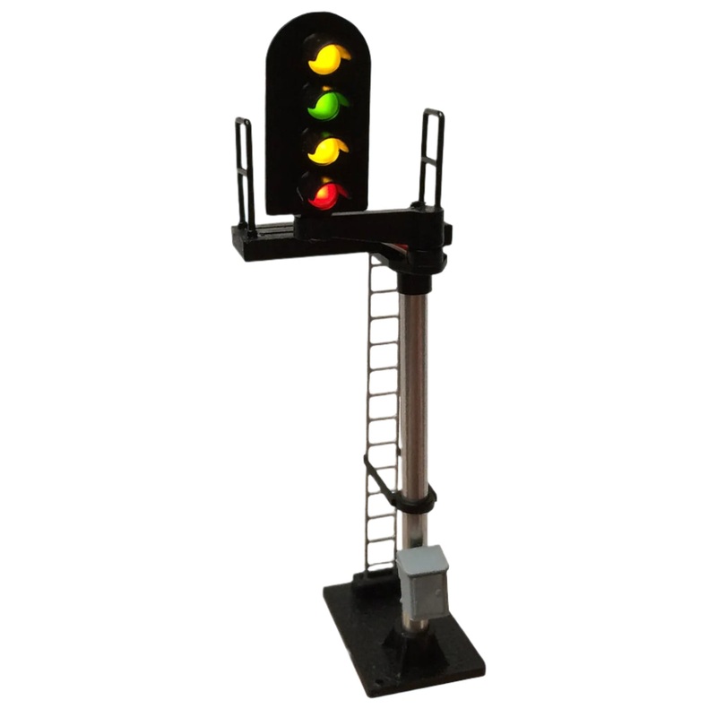 4 Aspect (R/Y/G/Y) Standard Left Offset Round Head (type 2) Signal