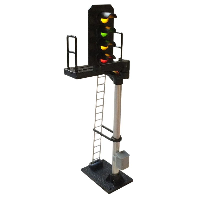4 Aspect (R/Y/G/Y) Standard Left Offset Square Head (type 2) Signal