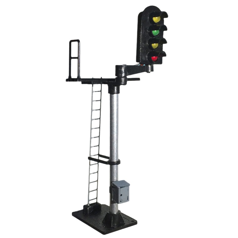 4 Aspect (R/Y/G/Y) Standard Right Offset Round Head Signal