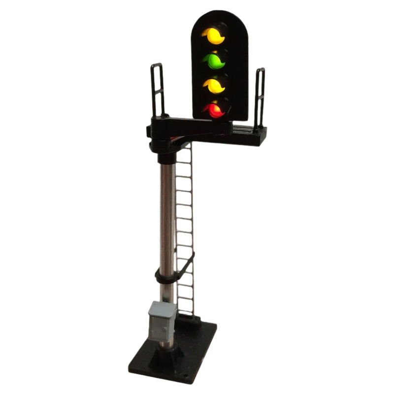 4 Aspect (R/Y/G/Y) Standard Right Offset Round Head (type 2) Signal