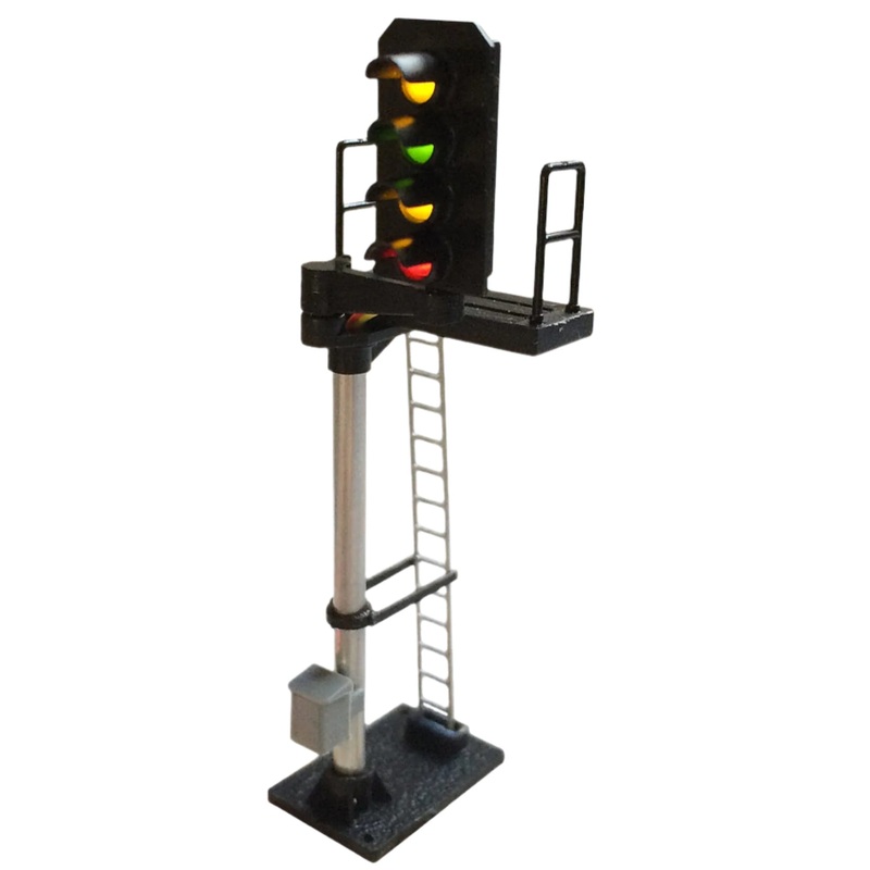 4 Aspect (R/Y/G/Y) Standard Right Offset Square Head (type 2) Signal