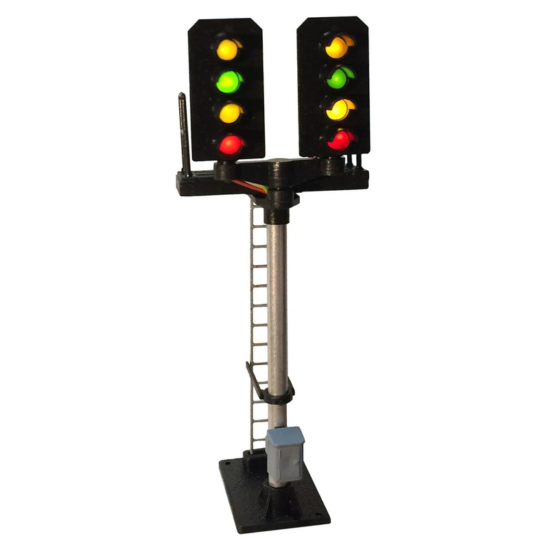 4 Aspect (R/Y/G/Y) Standard T Junction Square Head (type 2) Signal