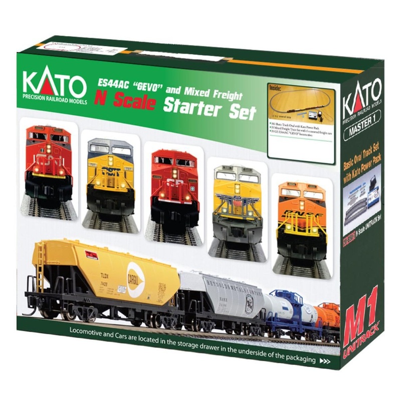 Canadian National GE ES44AC Freight Train Set