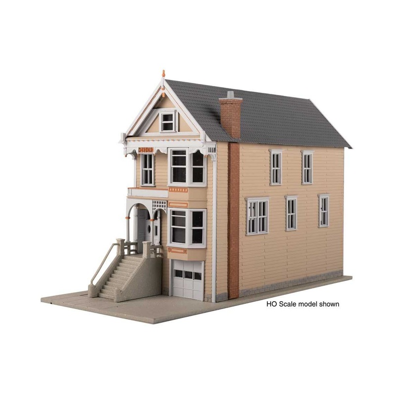Queen Anne Victorian House Model Kit