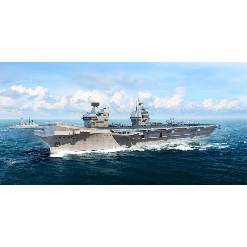 Royal Navy HMS Queen Elizabeth R08 Aircraft Carrier Model Kit