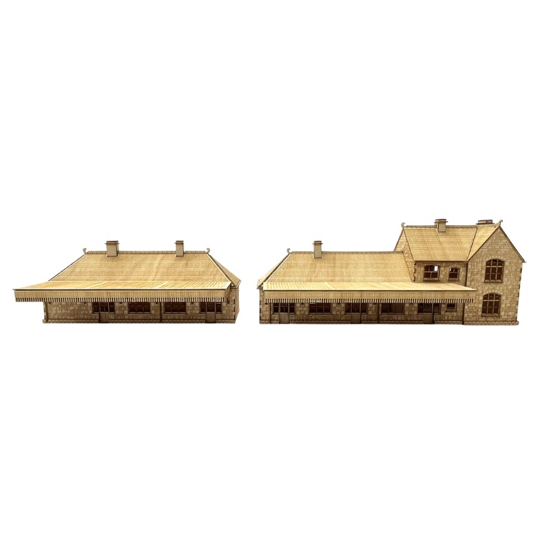TT:120 SR (IOWR) Station Building Laser Cut Wooden Kit